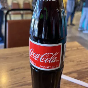 Half liter - they had topi Chico too