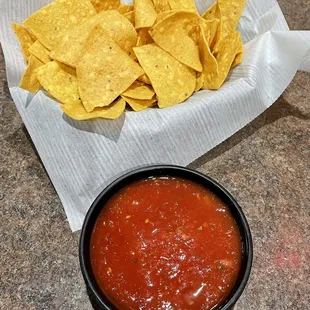 Complimentary Chips and Salsa