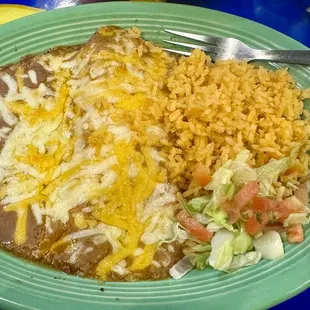 Ground beef enchiladas