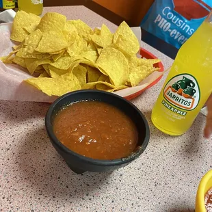Chips and salsa.