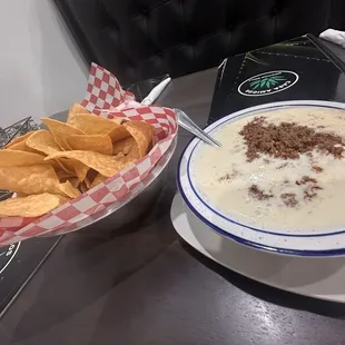 Queso with ground beef