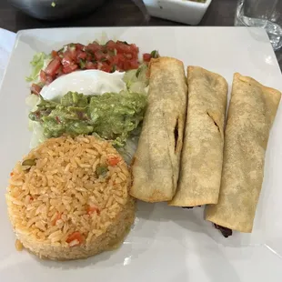Flautas lunch