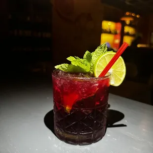 Hibiscus Mojito