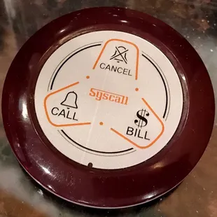 Push button table service