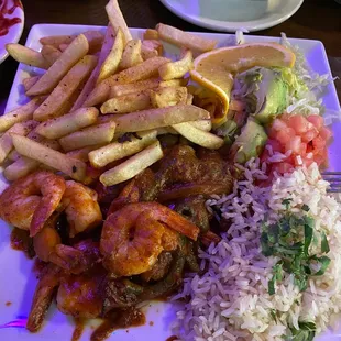 Camarones a la Diabla Plate