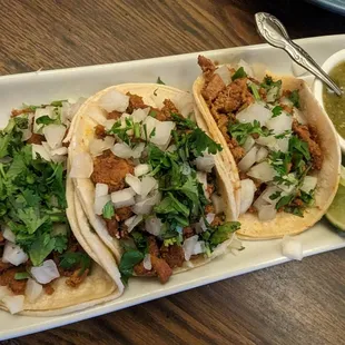Street tacos al pastor