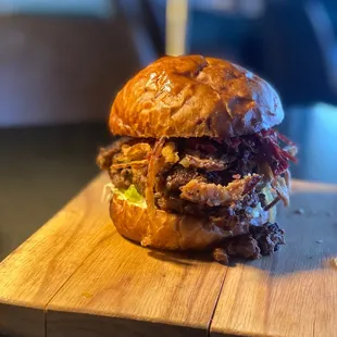 Pastrami burger