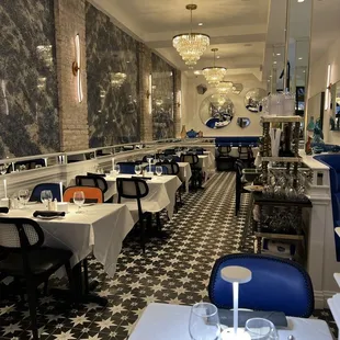 interior, sushi and sashimi