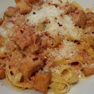 Fettuccine con Salmone