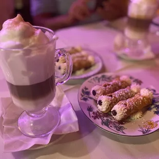 Perfect cappuccinos and beautiful cannolis