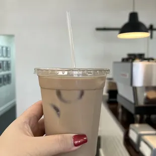 Iced chai latte (really good)