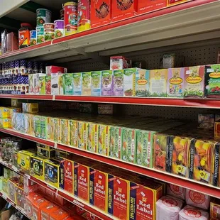 Teas. They had Persian tea too.