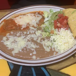 Chile Relleno lunch special (available 11am-3pm)