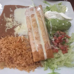 Can't go wrong with a Chicken Chimichanga