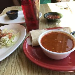 mexican food on a table