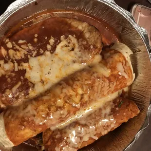 Chicken burrito