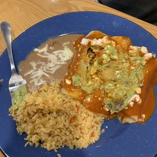 Chicken enchiladas