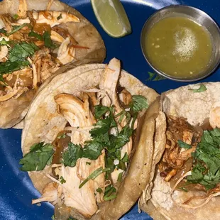 Chicken Tinga tacos
