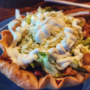 chicken fajita taco salad