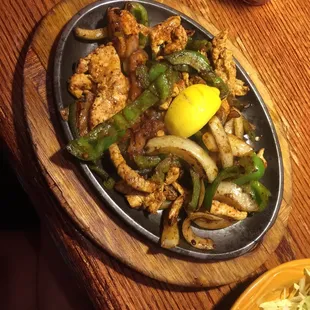 Lunch chicken fajitas