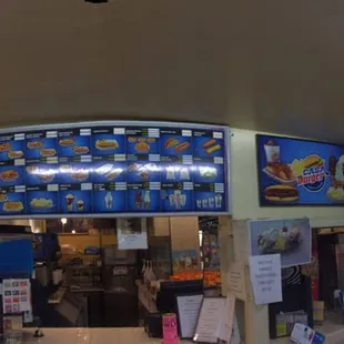 the inside of the restaurant