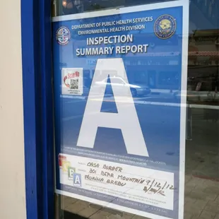 Inspection summary
