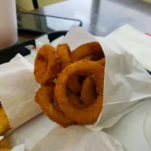 Great tasting onion rings.