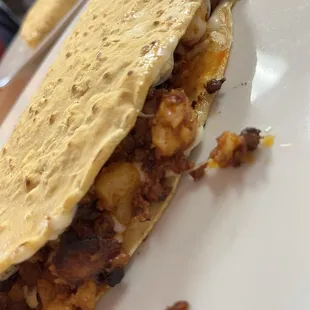 Quesadilla de Chorizo con Papas