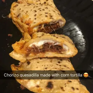 Chorizo quesadilla 3