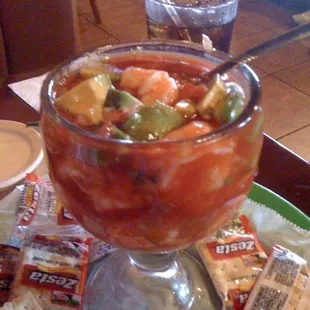 Shrimp heaven in a glass!