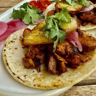 Pollo Al Pastor Tacos