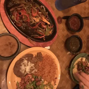 Mixed fajitas