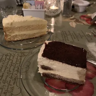 Limoncello Cake and Tiramisu