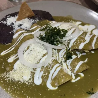 Enchiladas verdes