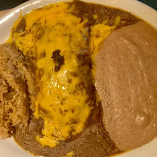 Enchilada plate perfecto!