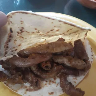 Tripa Fried *Medium Taco