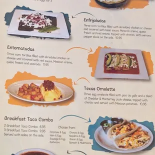 Breakfast menu page #3