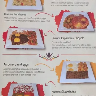 Breakfast menu page #2