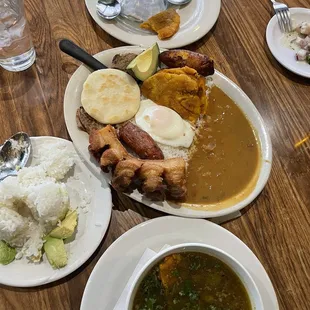 My typical order - Bandeja Paisa Tipica Antioquena 3PD
