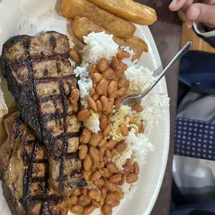 Pork chop plate