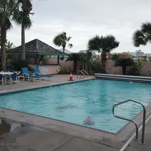 View of the pool from our room.