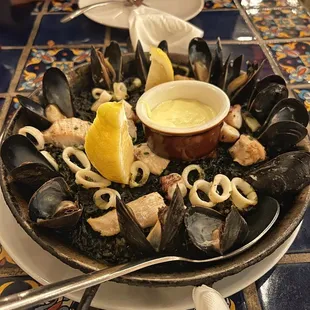 Squid Ink Paella