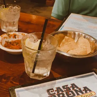 We love Casa Corona&apos;s margaritas and salsa!!!!