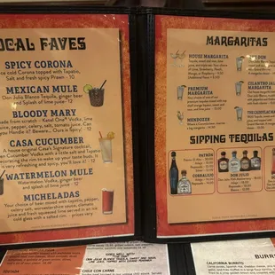 Cocktail Menu