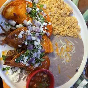 Birria taco plate.