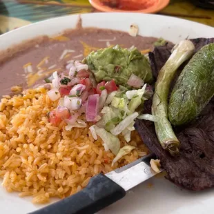 Carne Asada Plate