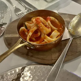 Sautéed calamari