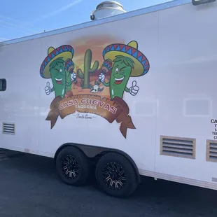 the side of a food truck