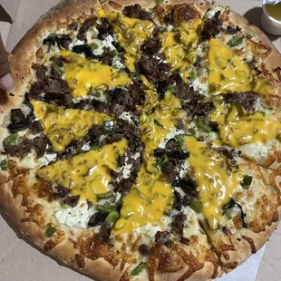 The Casa Cheesesteak Pie