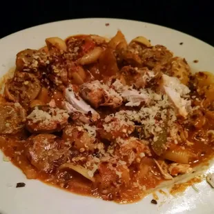 Pasta Arribiatta, spicy! So good